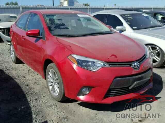 TOYOTA COROLLA 2015 - 5YFBURHE7FP192095
