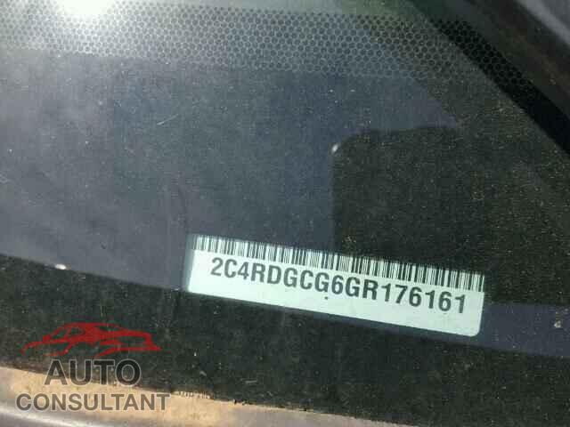 DODGE CARAVAN 2016 - 2C4RDGCG6GR176161