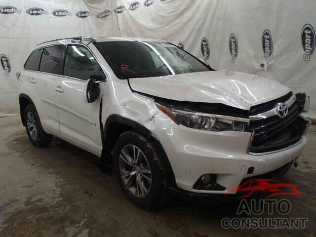 TOYOTA HIGHLANDER 2015 - 5TDJKRFH6FS123226