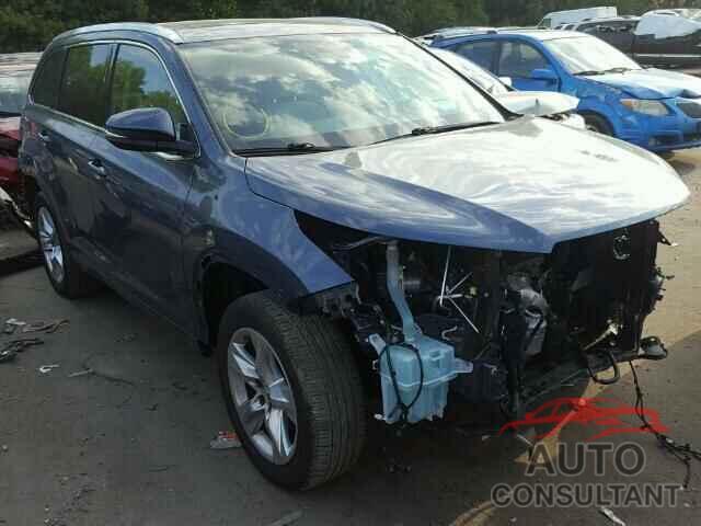 TOYOTA HIGHLANDER 2015 - 5TDDKRFH1FS210254