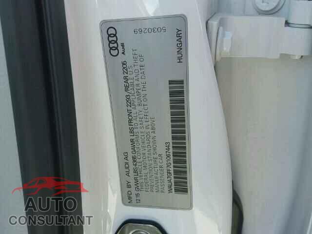 AUDI A3 2016 - WAUA7GFF7G1067443