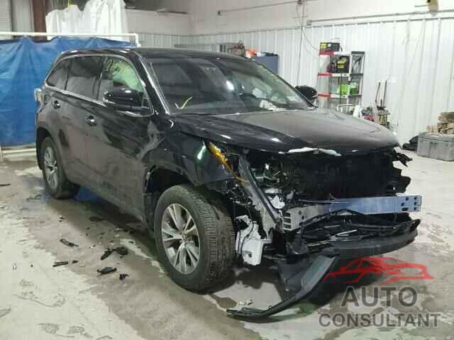 TOYOTA HIGHLANDER 2016 - 5TDBKRFH5GS303934