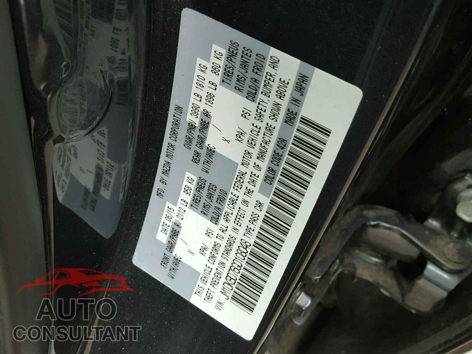MAZDA CX-3 2016 - JM1DKBD76G0108048