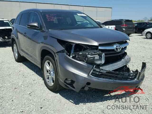 TOYOTA HIGHLANDER 2016 - 5TDDKRFH8GS292307