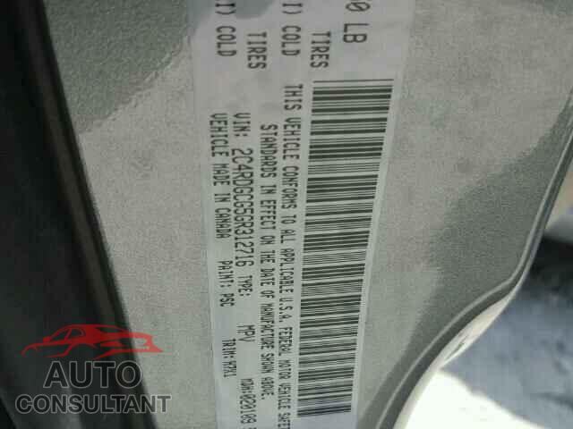 DODGE CARAVAN 2016 - 2C4RDGCG5GR312716