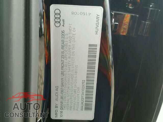 AUDI A3 2017 - WAUAUGFF3H1029752