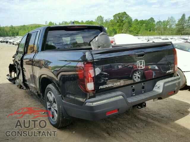 HONDA RIDGELINE 2017 - 5FPYK3F55HB014014