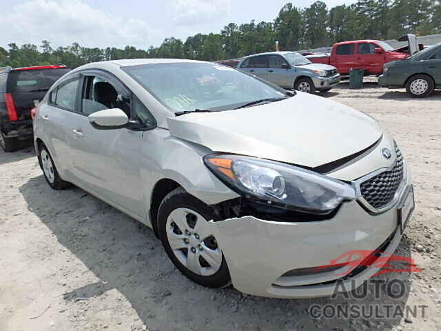 KIA FORTE 2015 - KNAFK4A69F5343333