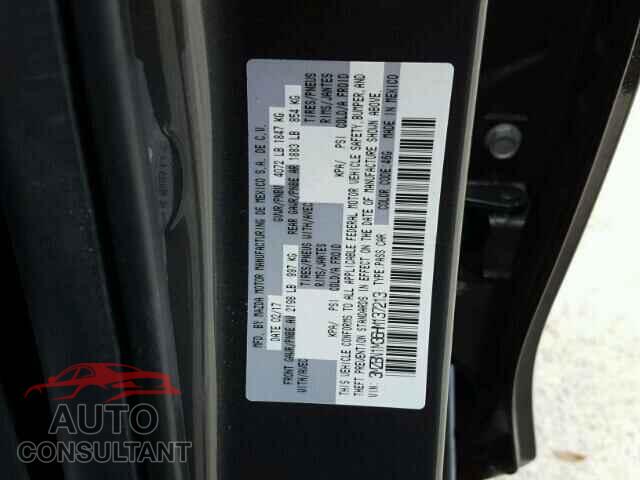 MAZDA 3 2017 - 3MZBN1M36HM137213
