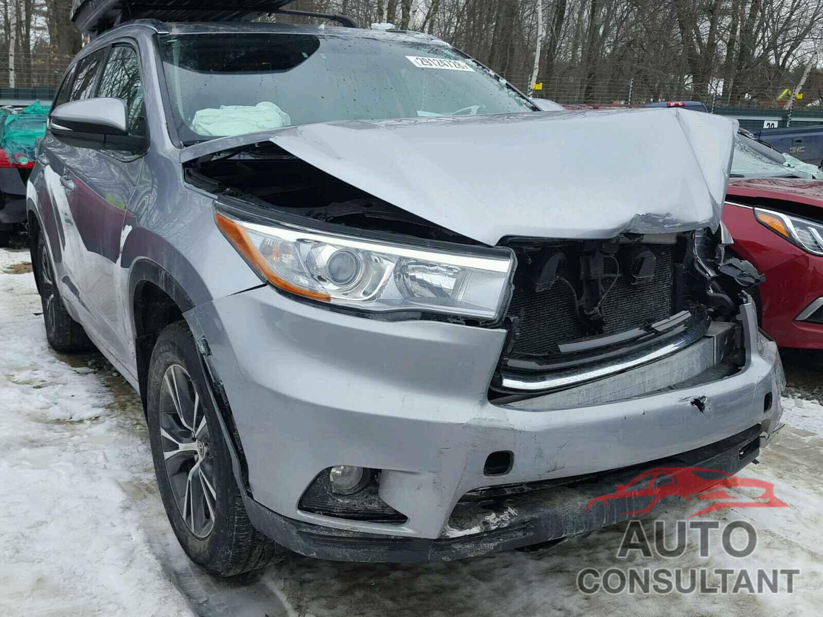 TOYOTA HIGHLANDER 2016 - 5TDJKRFH1GS334822