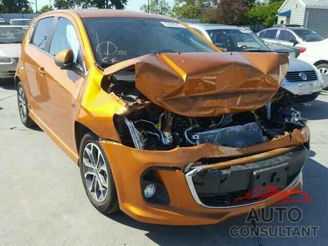 CHEVROLET SONIC 2017 - 1G1JD6SG0H4109223