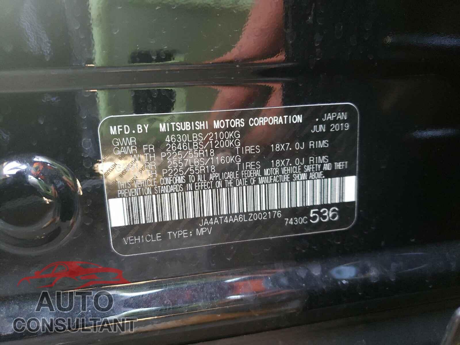 MITSUBISHI ECLIPSE 2020 - JA4AT4AA6LZ002176