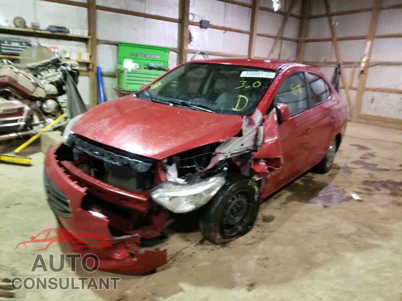 MITSUBISHI MIRAGE 2017 - ML32F3FJ2HHF08465