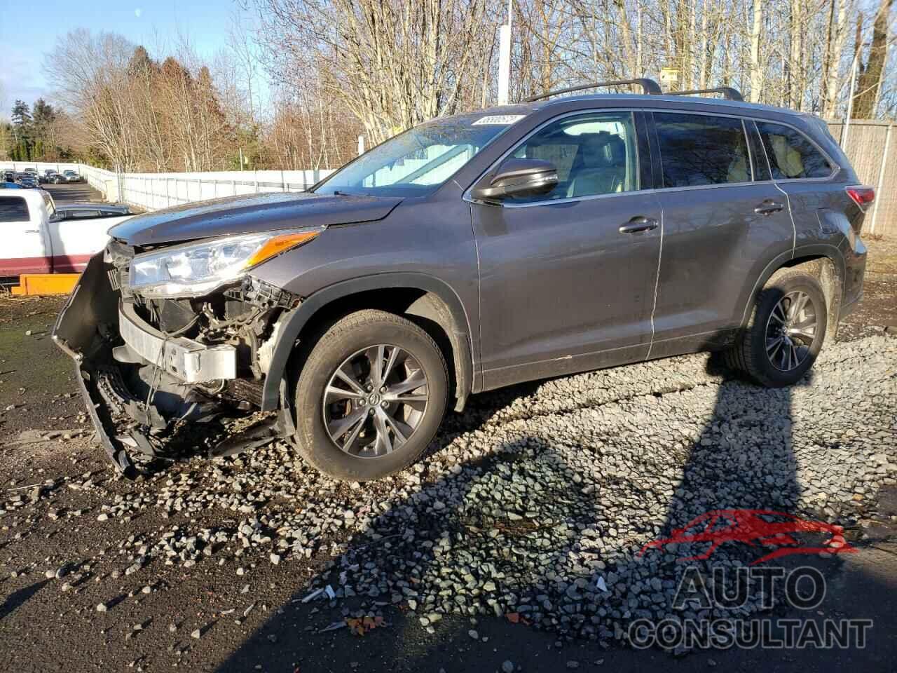 TOYOTA HIGHLANDER 2016 - 5TDJKRFH6GS329258