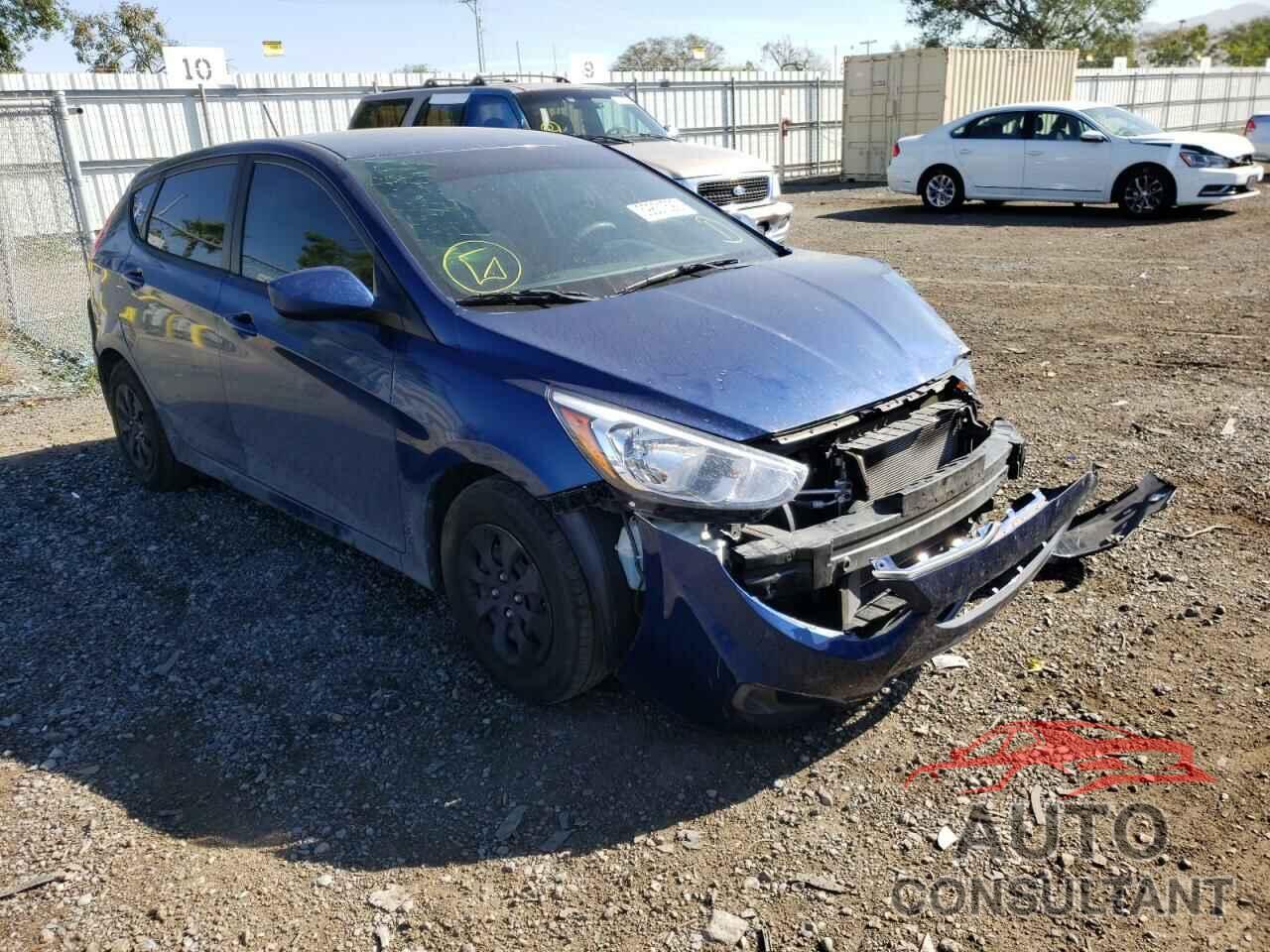 HYUNDAI ACCENT 2017 - KMHCT5AE8HU343506