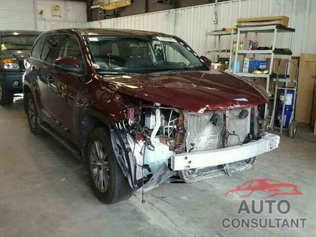 TOYOTA HIGHLANDER 2015 - 5TDZKRFHXFS056035