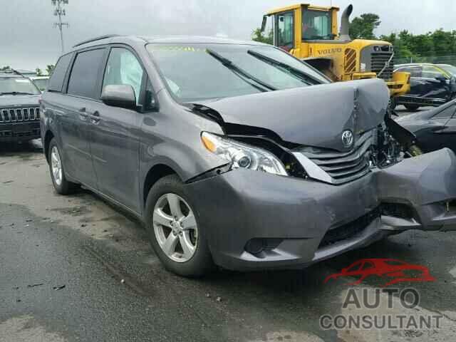 TOYOTA SIENNA 2017 - 5TDKZ3DCXHS819742