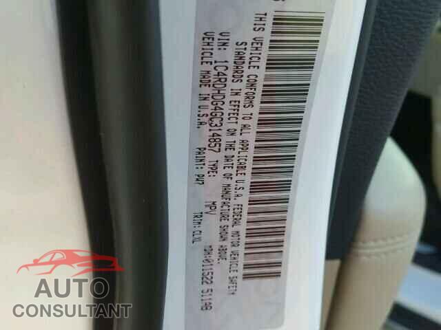 DODGE DURANGO 2016 - 1C4RDHDG4GC314857