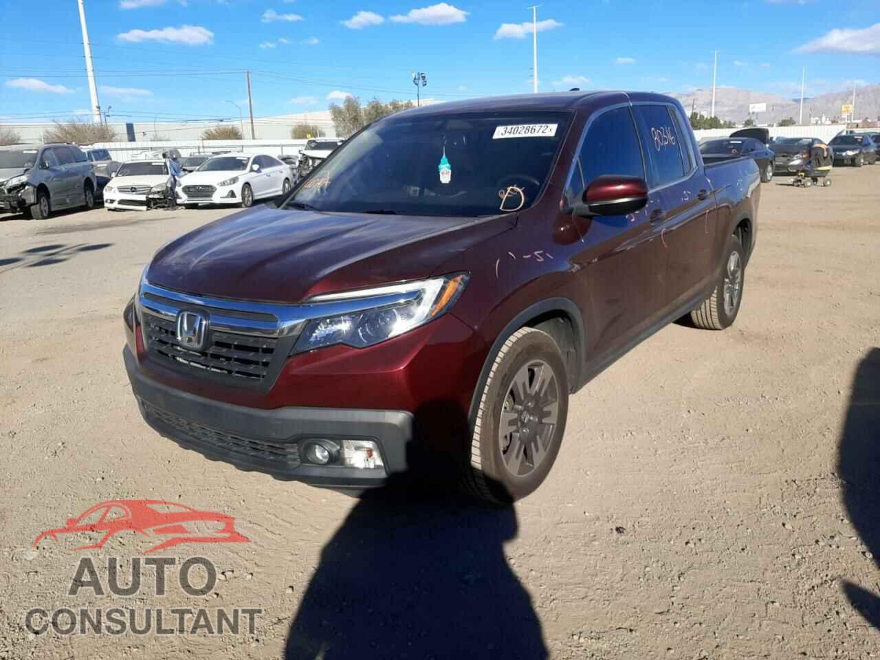 HONDA RIDGELINE 2017 - 5FPYK2F61HB009248