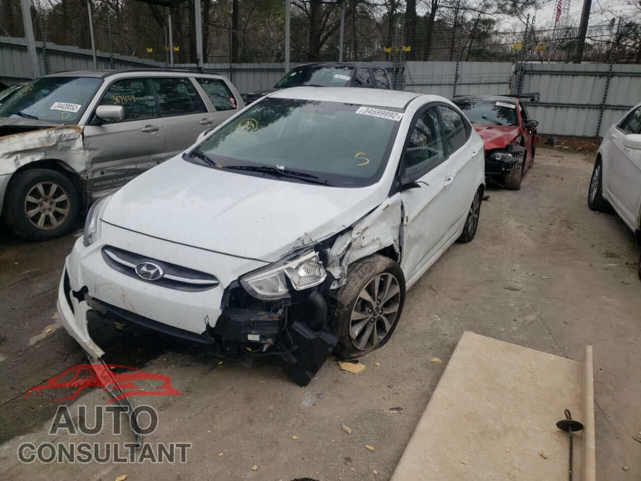 HYUNDAI ACCENT 2017 - KMHCT4AE7HU324472