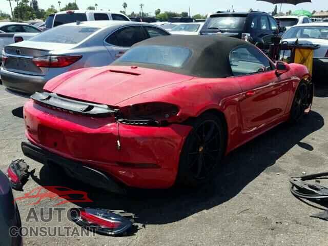 PORSCHE BOXSTER 2017 - WP0CB2A85HS241107