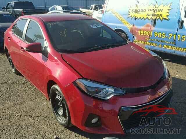 TOYOTA COROLLA 2016 - 2T1BURHE5GC578337