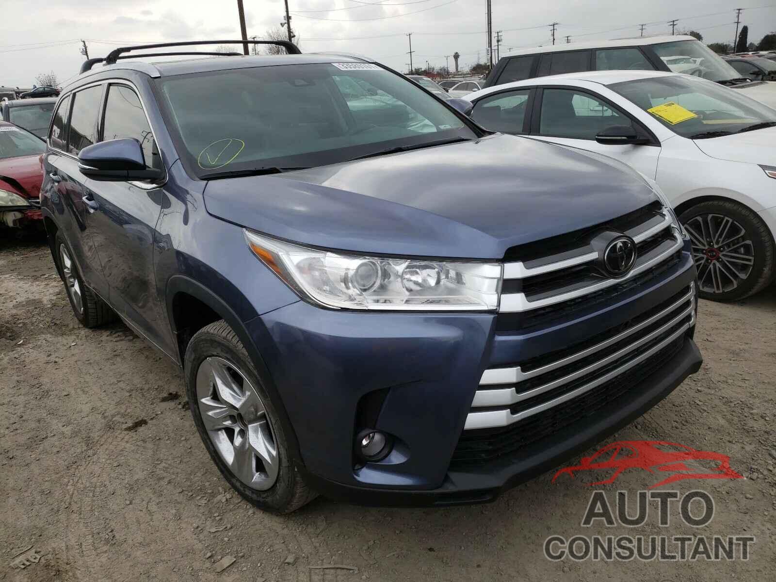 TOYOTA HIGHLANDER 2018 - 5TDDZRFH9JS489070