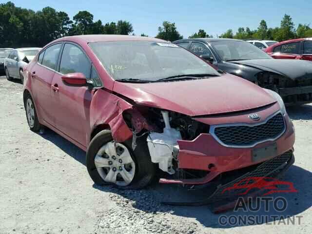 KIA FORTE 2016 - KNAFK4A69G5445538