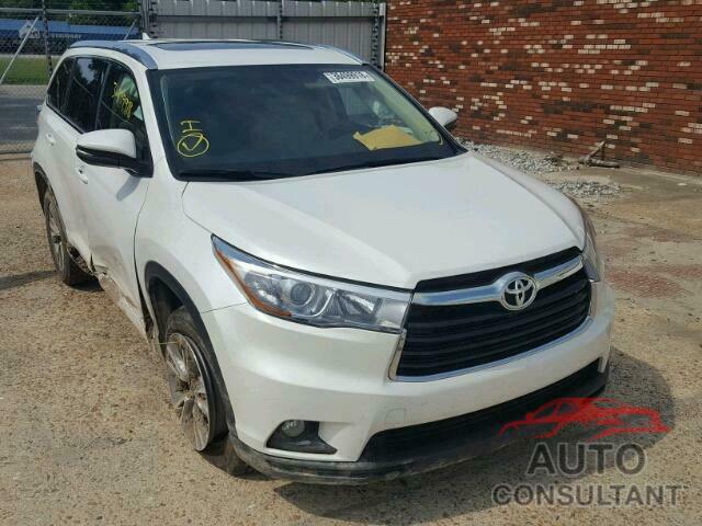 TOYOTA HIGHLANDER 2015 - 5TDKKRFH0FS070138