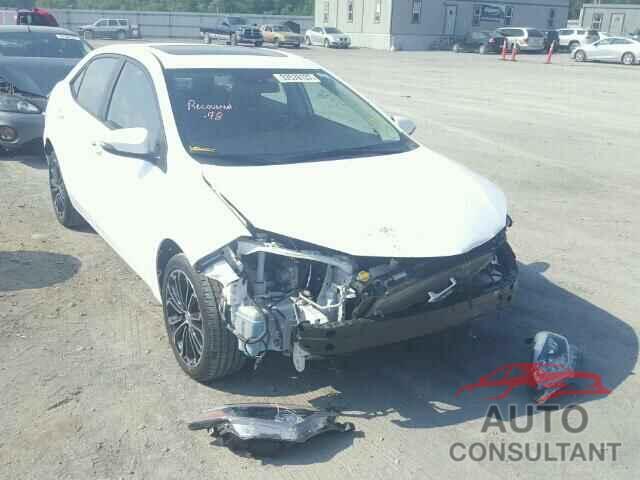 TOYOTA COROLLA 2016 - 2T1BURHE2GC548129