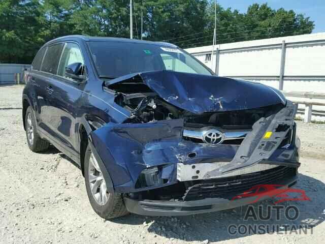 TOYOTA HIGHLANDER 2015 - 5TDJKRFH8FS152341