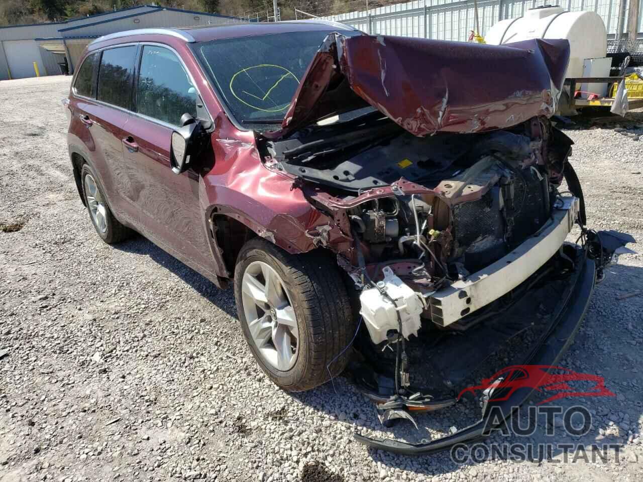 TOYOTA HIGHLANDER 2016 - 5TDDKRFHXGS294334