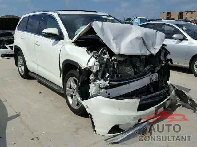 TOYOTA HIGHLANDER 2015 - 5TDDKRFH9FS116574