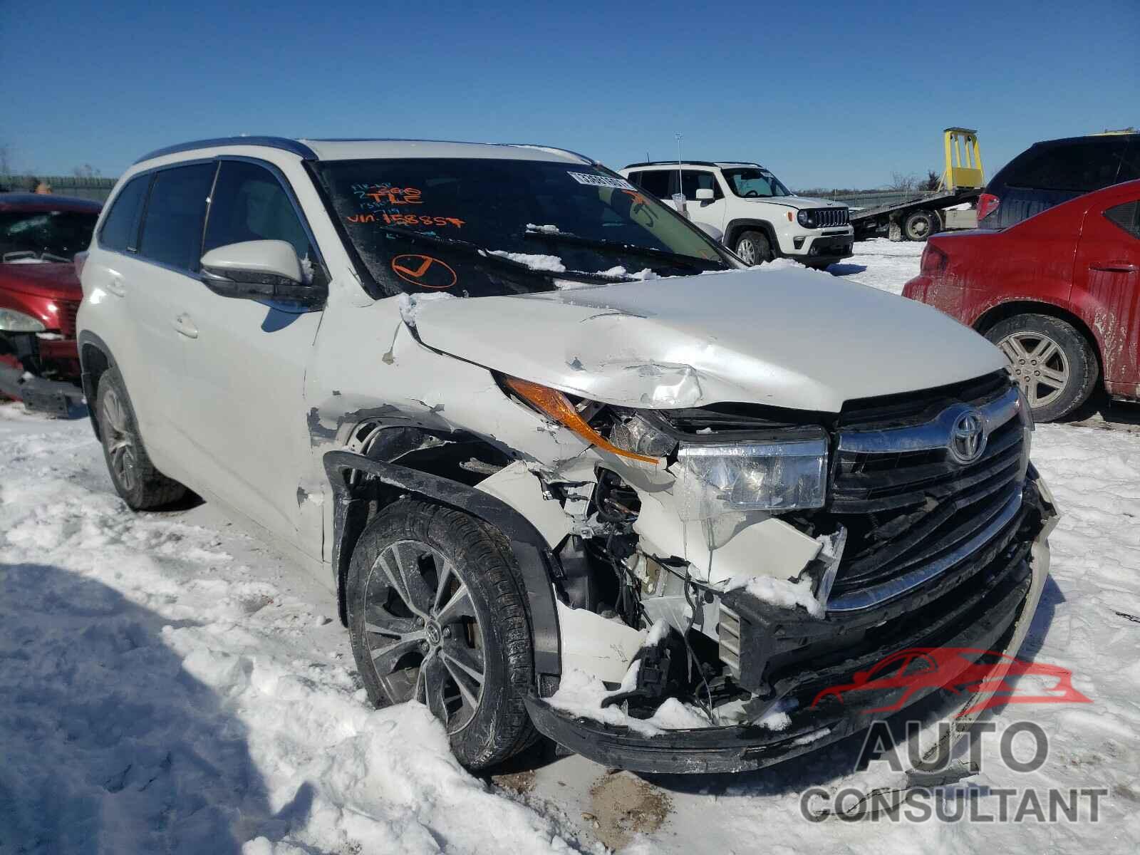 TOYOTA HIGHLANDER 2016 - 5TDKKRFHXGS158857