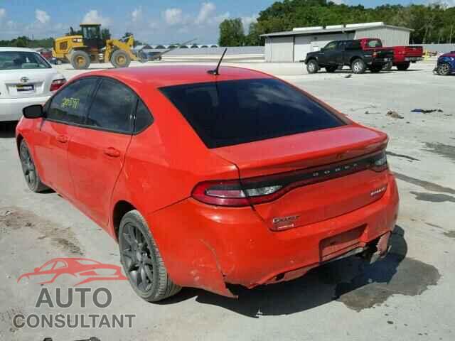 DODGE DART 2015 - 1C3CDFBB5FD300884