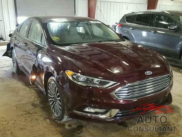 FORD FUSION 2017 - 3FA6P0T92HR299010