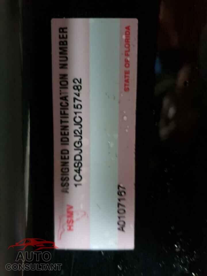 DODGE DURANGO 2018 - 1C4SDJGJ2JC157482