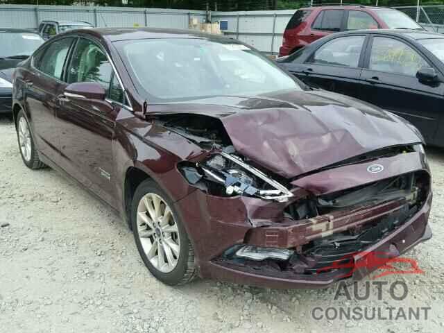 FORD FUSION 2017 - 3FA6P0PU6HR118201