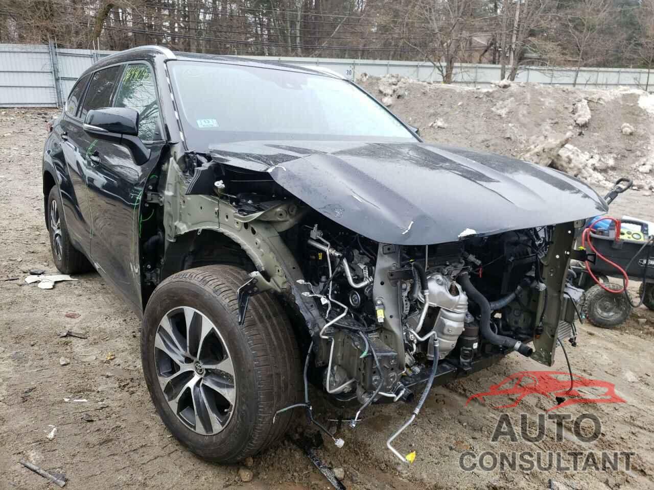 TOYOTA HIGHLANDER 2021 - 5TDGZRBH7MS074434