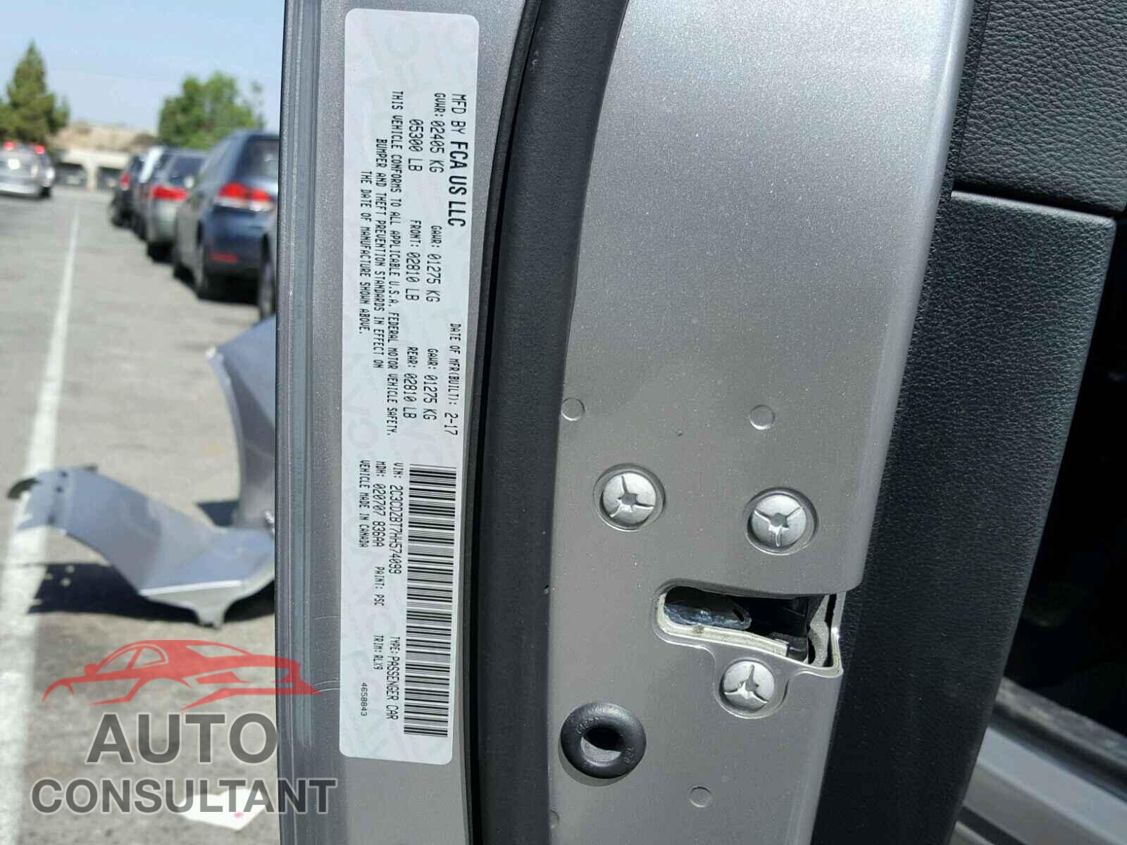 DODGE CHALLENGER 2017 - 2C3CDZBT7HH574099