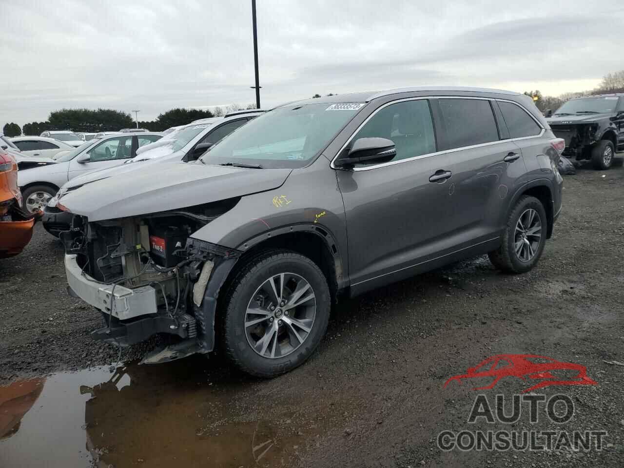 TOYOTA HIGHLANDER 2016 - 5TDJKRFH3GS350231