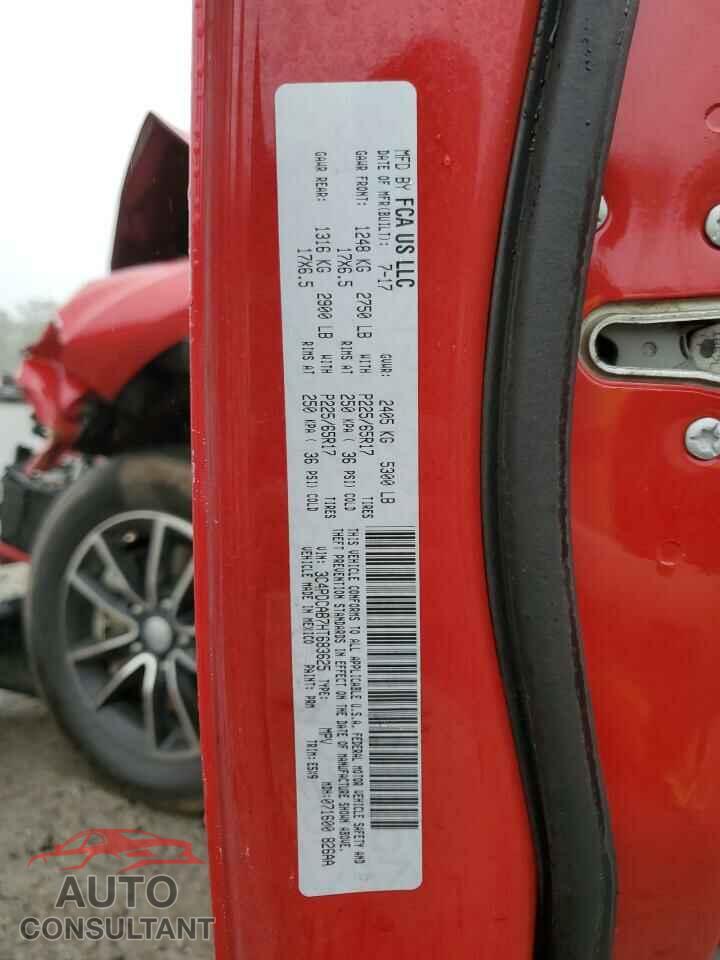 DODGE JOURNEY 2017 - 3C4PDCAB7HT683625