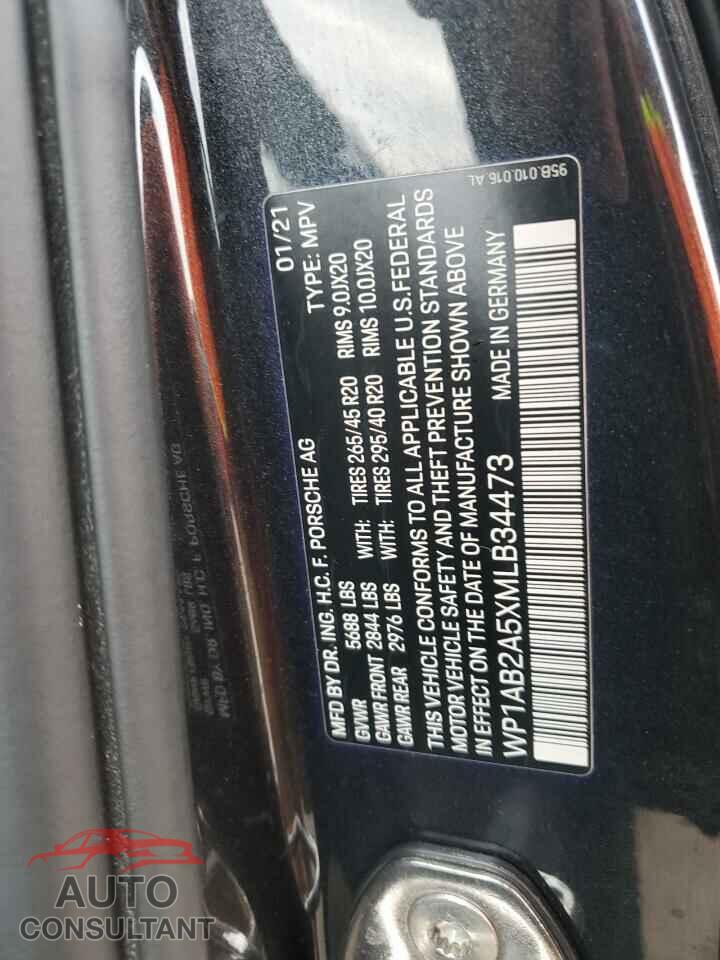 PORSCHE MACAN 2021 - WP1AB2A5XMLB34473
