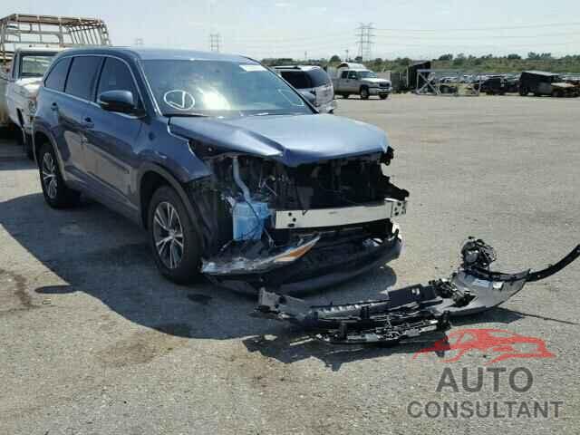 TOYOTA HIGHLANDER 2017 - 5TDZARFHXHS026667