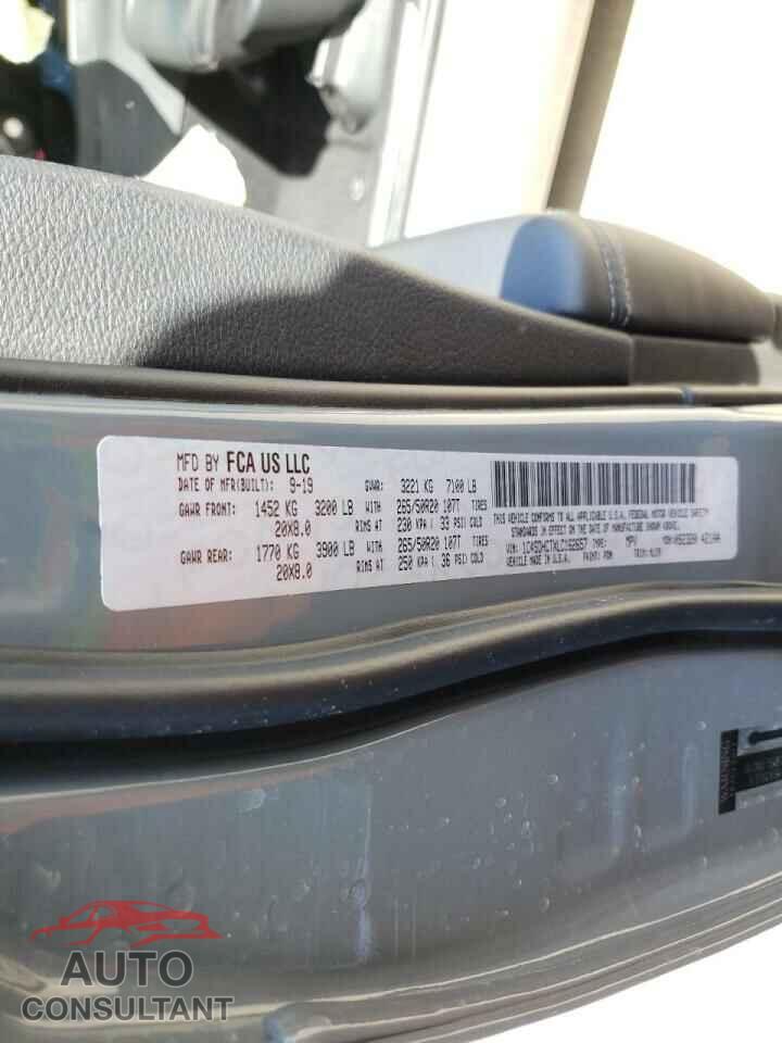 DODGE DURANGO 2020 - 1C4SDHCTXLC162657