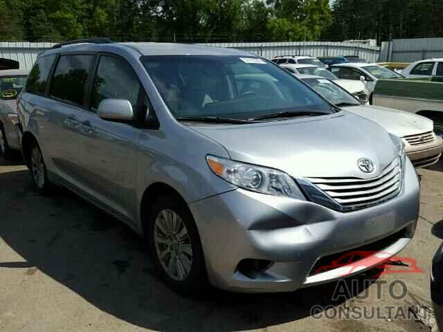 TOYOTA SIENNA 2017 - 5TDJZ3DC9HS153727