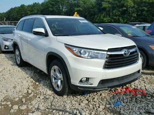 TOYOTA HIGHLANDER 2016 - 5TDYKRFH1GS150897