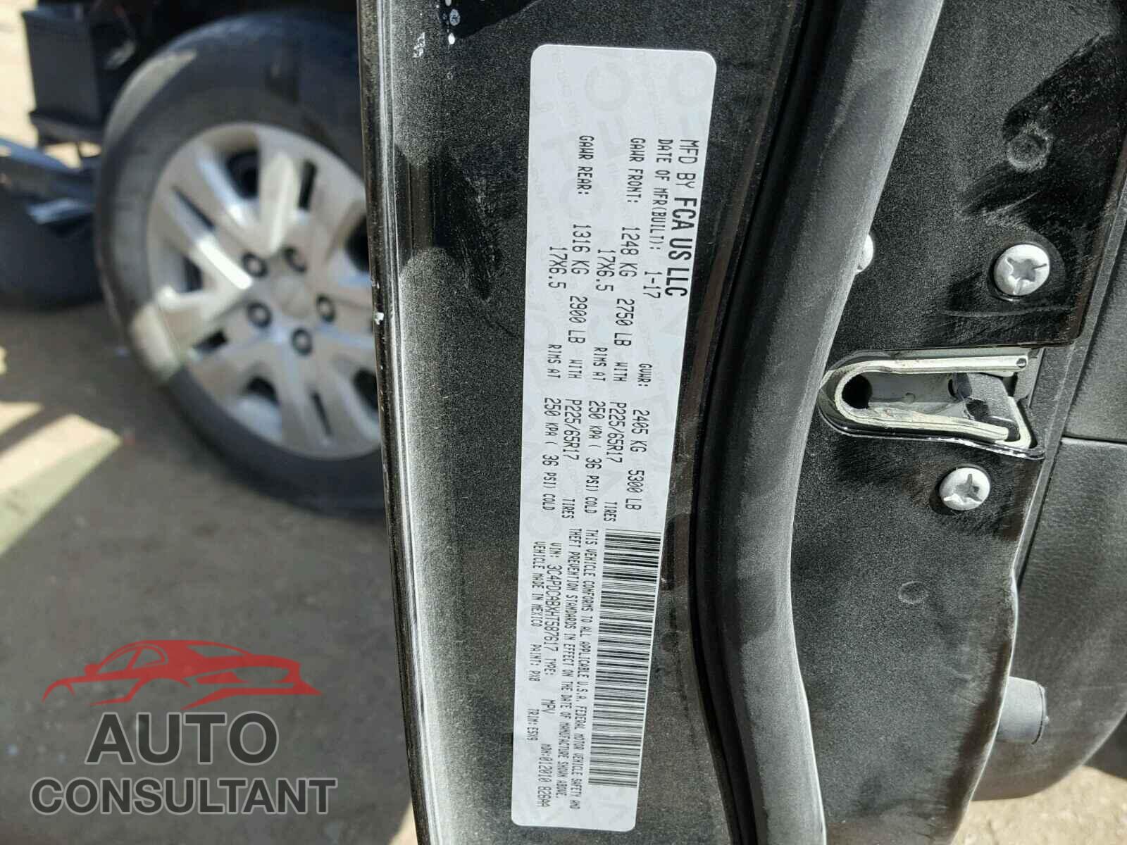 DODGE JOURNEY 2017 - 3C4PDCABXHT587617