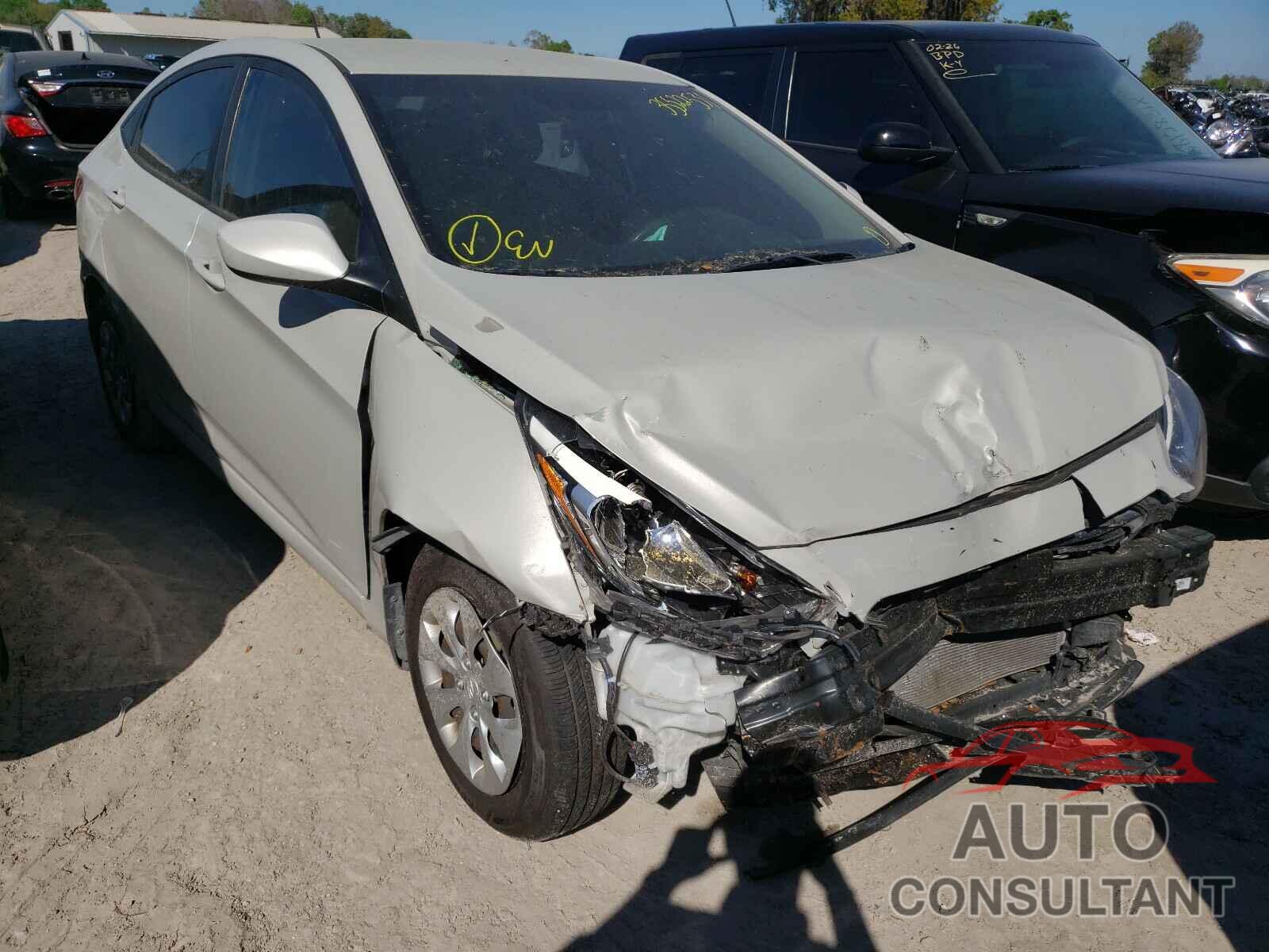 HYUNDAI ACCENT 2016 - KMHCT4AE7GU144746