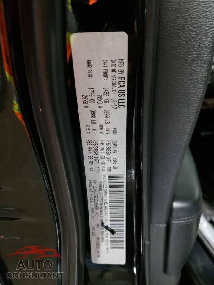 DODGE DURANGO 2018 - 1C4RDJDG2JC205876